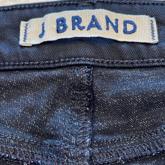 J Brand Curvy Fit Cigarette Leg Jeans (Distressed) | Shadow Black | 29 Waist - Picture 5 of 14